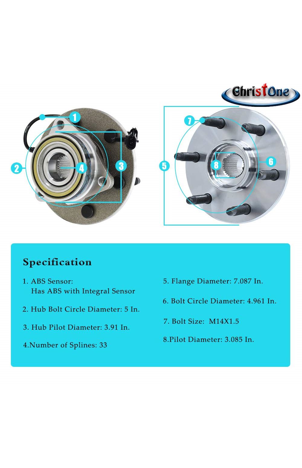 Tires, Wheels & Parts :: Wheels & Rims :: Wheel Hub & Bearing Assembly ...